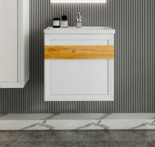 Тумба под раковину Бриклаер Берлин 4627125416064 60 см белый